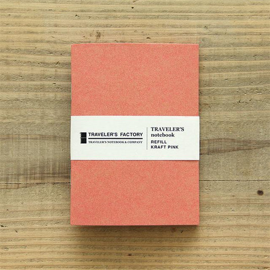 Traveler's Company Japan Accessories TRC Traveler's Factory TN Passport - Refill - Kraft Pink
